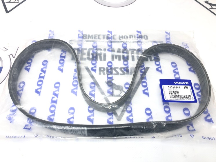 Ремень навесного оборудования D4164T Volvo S40 II, S60 II, S80 II, V40CC \\ VOLVO Original 31330244