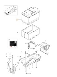 Аккумуляторная батарея АКБ VOLVO  \\ 12V  \\ VOLVO Original 32431941
