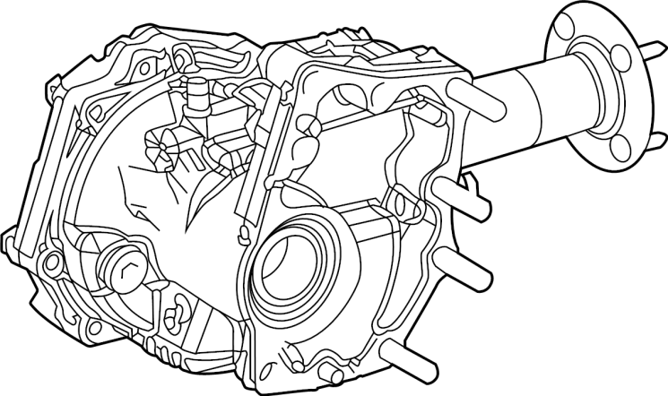 Раздаточная коробка S60 II, V60, XC60 II \\ для коробок TG-81SG \\ VOLVO Original 36010509