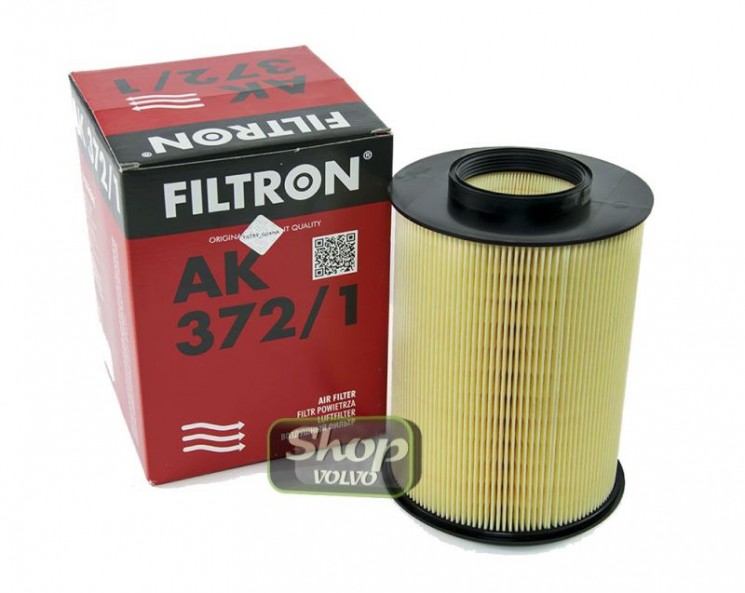 Фильтр воздушный VOLVO C30, S40 II, V50 1,6 - 2,0 литра \\ 4 цилиндра \\ FILTRON AK 372/1