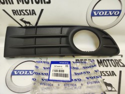 Решетка бампера, левая (для автомобилей с ПТФ) Вольво S40 (04-)  \\ VOLVO (Original) 30744919
