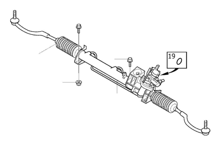 Рулевая рейка Volvo XC90 \\ VOLVO Original 36050014