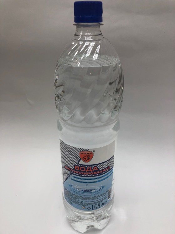Вода дистиллированная ELTRANS, 1.5л ПЭТ бутылка \\ ELTRANS EL090103