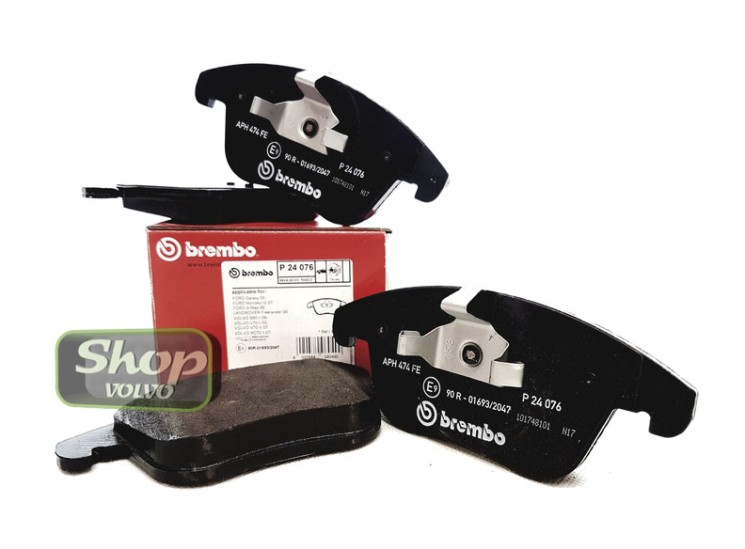 Тормозные колодки передние 16'' VOLVO S80 II, XC70 II, S60 II \\ 300 мм \\ BREMBO P24076