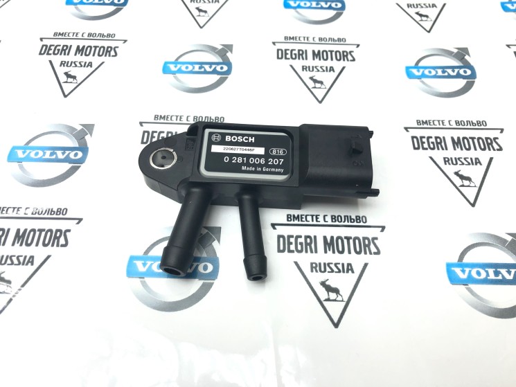 Датчик давления выхлопных газов C30/S40/V50/S60/V70/S80/XC60/XC70 2.0/2.4D 07>\\ BOSCH 0 281 006 207