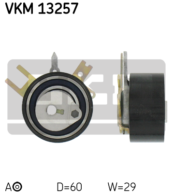 Ролики натяжителя ГРМ  VOLVO S40 II,V50 FOCUS II 2.0 D \\ SKF
