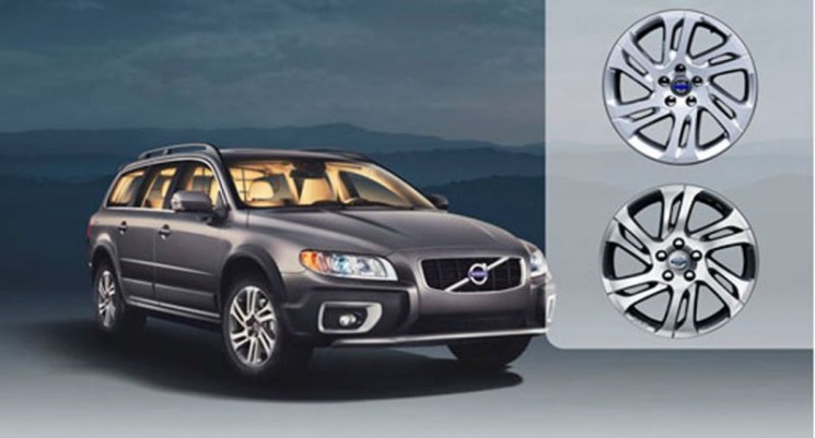 Диск колесный алюминиевый Valder 7,5x17" VOLVO XC60 \\ Diamond cut/Tech Black glossy \\ VOLVO Original 30758062