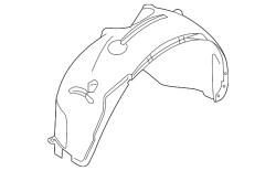 Подкрылок передний левый \\ VOLVO S40 II, V50 \\ GParts 30678143