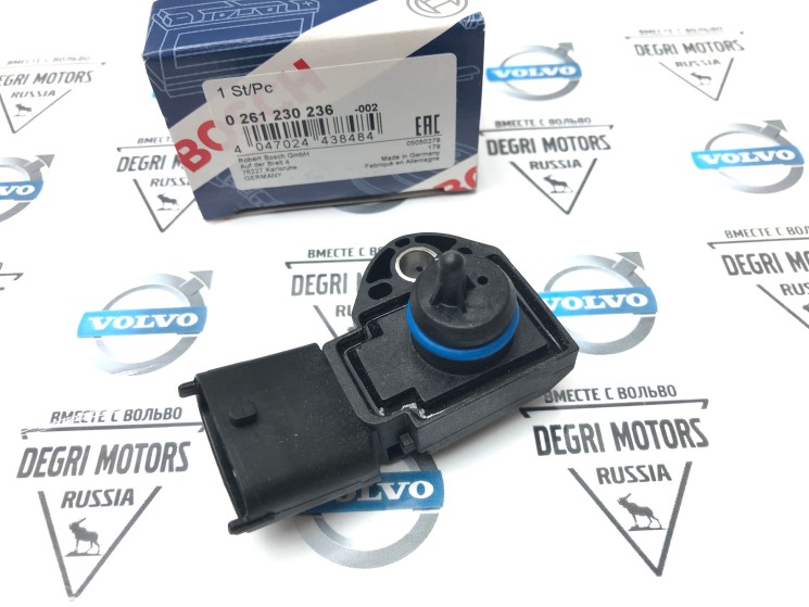 Датчик давления и температуры топлива Volvo C30, C70 II, S40 II, V50 \\ BOSCH 0 261 230 236